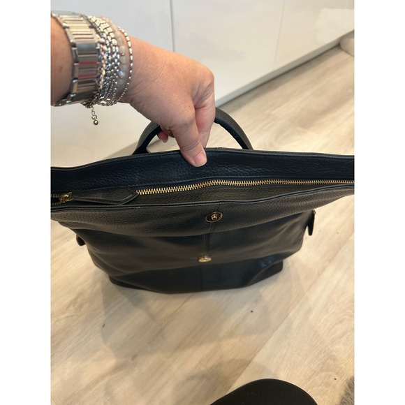 Kiko Leather Foldover Backpack Convertible Tote Black MSRP $225 Style 769 1‎ main image 5